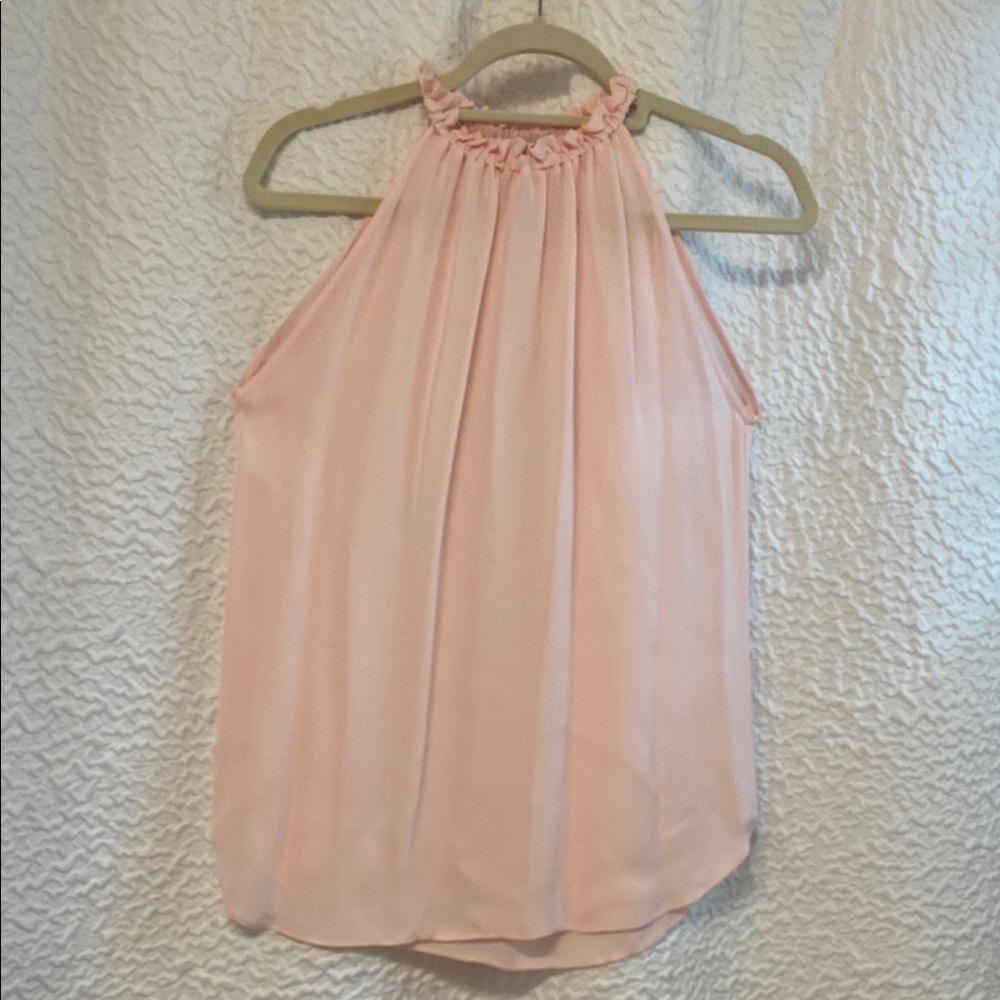 ANTONIO MELANI Pink Halter Blouse Relaxed Style
